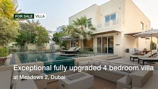 Exceptional fully upgraded four bedroom villa at Meadows 2, Dubai | haus & haus