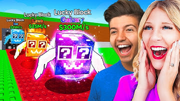 ELEMENTAL Lucky Block Race vs Preston!