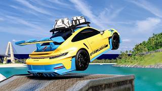 Epic High Speed Car Jumps #352 – BeamNG Drive | CrashBoomPunk