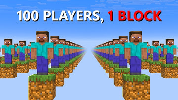 Can 100 Players Thrive on 1 Block