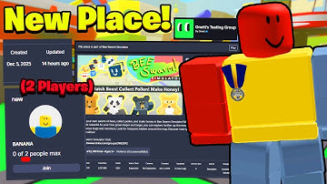UPDATE NEWS! New Sub Place With 2 Server Size! Test Realm Soon? 1v1 Challenge? (Bee Swarm Simulator)