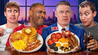 American vs English Breakfast! ft. John Cena & Idris Elba