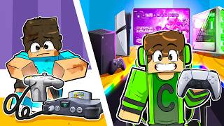 CADRES entrou no SERVIDOR de VIDEOGAMES no Minecraft! 🎮
