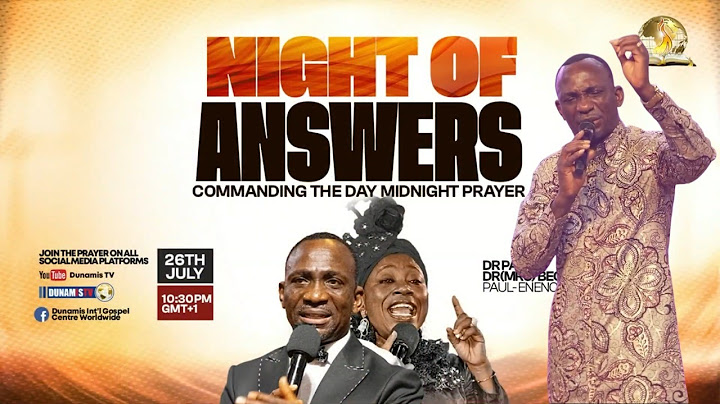 NIGHT OF ANSWERS PROPHETIC DECLARATIONS From Commanding The Day Midnight Prayers 26-07-2025