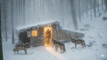 Surviving a Deadly Blizzard | -40°C Trapped Snowstorm and wolves, I