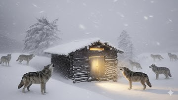 Surviving a Deadly Blizzard | -40°C Trapped Snowstorm and wolves, I