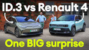 Volkswagen ID.3 vs Renault 4 E-Tech: retro or ultra-modern? Who makes the best EV?