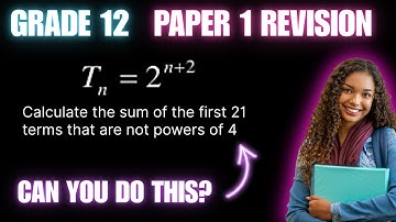 Maths Grade 12 | Paper 1 Revision | Can you do this Geometric Sum? | Exam Prep (June 2025 NSC/CAPS)