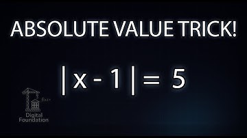How to Solve |x − 3| = 5 in Seconds (Absolute Value Explained!)