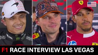 F1 Post Race Interview – Drivers React to the Las Vegas GP 2025!