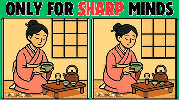 🧠 Only for Sharp Mind! Hard Level Spot the Difference Challenge