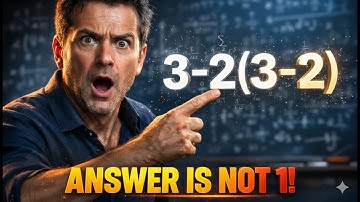 Maybe 1 in 10 People Can Solve This Math Problem 3-2(3-2)