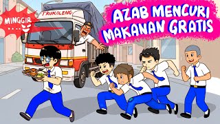 Dasar Serakah !! Udah Dapat Jatah Makan Gratis Masih Ngrampok Jatah Murid Termiskin ! #KARTUNLUCU