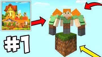 Craft Building City Loki One Block New Multiplayer Survival Series - Walkthrough Gameplay Part 1