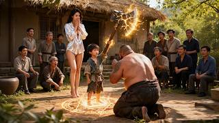 豪門惡少一斧子劈向面前的4歲男孩，以為會血濺當場，怎料竟被男孩2根手指輕鬆拿捏！殊不知他竟是武神轉世重修，一掌讓他們立刻跪地喊爺爺饒命#无敌从4岁开始