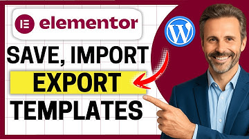 How to Save, Import & Export Templates in WordPress Using Elementor [Easy Guide]