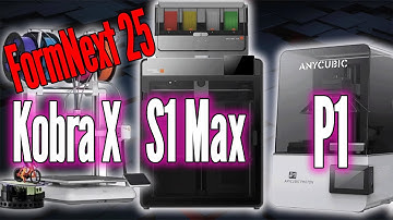 3 Insane New Anycubic 3D Printers — FormNext 2025 FIRST LOOK!