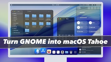 How to Make GNOME Look Like MacOS TAHOE (NEW)