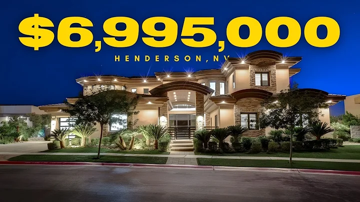 Inside a $6.99M Modern Mansion in Seven Hills | Infinity Pool, Elevator & Unreal City Views