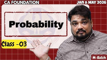 Probability class -3 for Ca by pro. Mayank Agarwal