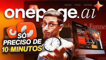 Como criar um SITE profissional em apenas 10 minutos com IA + NO CODE!