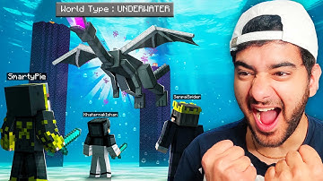 We Tried Beating Minecraft UNDERWATER… It Went Wrong!