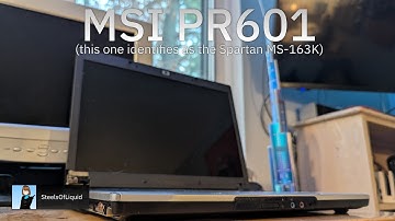 MSI PR601 (2008): A trainwreck of a laptop.