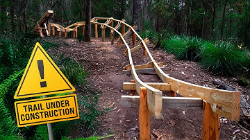 I Built a Backyard Roller Coaster for My Mountain Bike