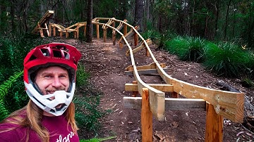 I Built a Backyard Roller Coaster for My Mountain Bike