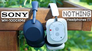 Can Nothing Headphones (1) beat Sony WH-1000XM6? (ANC, Audio, Mic test...)