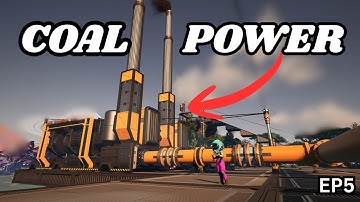I Finally Automated Power in Satisfactory 1.1 (Coal Power Setup)