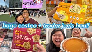 HUGE costco & trader joe's fall haul!! 🛒🍁   going to a valkyries game 🏀💜
