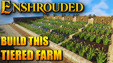 How To Build This Epic Irrigated Tiered Farm in Enshrouded Update 7