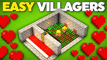 NEW EASIEST Minecraft Villager Breeder 1.21 (Bedrock & Java)