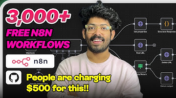 Get Instant Access To 3,000+ n8n Templates For FREE!