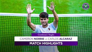 Dominant display! | Cameron Norrie vs Carlos Alcaraz | Highlights | Wimbledon 2025