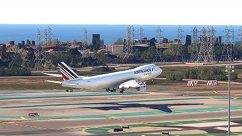 Epic Touch and Go! Air France 747 Performs Stunning Maneuver at LAX Airport
