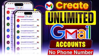 Unlimited Gmail Create Method 2025 | Create Gmail Accounts Without Phone Number Verification