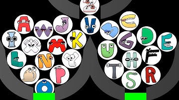 26 ALPHABET LORE Marble Race Tournament - Who will win?