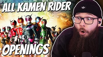 FIRST TIME Watching Every Kamen Rider Final Opening (1971 - Gotchard) (ENG Subs)