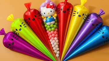 Making Slime with Piping Bags! Most Satisfying Slime Video★ASMR★#ASMR #PipingBags