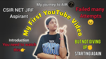 My First Youtube video, I Failed CSIR NET But I’m GIVING up💪| CSIR NET JRF🎯 | #firstvlog #csirnet