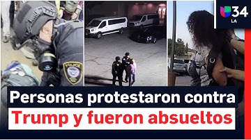 Protestaron contra políticas migratorias y fueron absueltos: así cayeron los cargos en tribunales