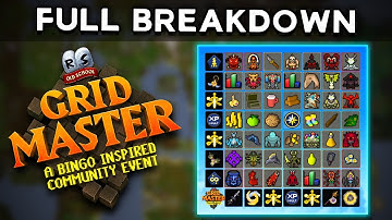 The COMPLETE GridMaster Board Breakdown [OSRS]