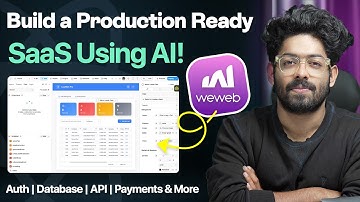 Build & Deploy Production Ready SaaS With WeWeb AI | No Coding
