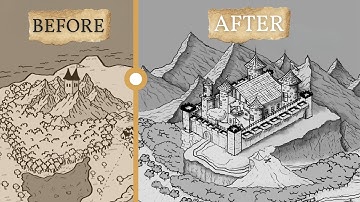 Remake of Fantasy Map Start to Finish - Full Process