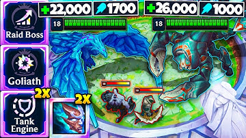 INSANE GOD ROLL: WE BOTH HIT OVER 20,000 HP + 1000 AP AND BECAME LITERAL BEHEMOTHS!