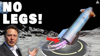 Elon Musk's Insane Starship Moon Landing Method Shocked NASA: Skip Legs!