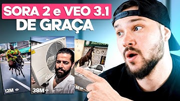 LANÇOU! Nova IA que Gera Vídeos Infinitos com SORA 2 e VEO 3.1 – 100% GRÁTIS