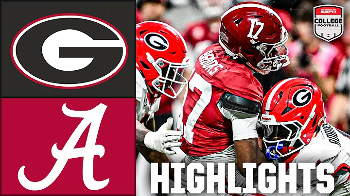 SEC Championship: Georgia Bulldogs vs. Alabama Crimson Tide | Full Game Highlights | ESPN CFB